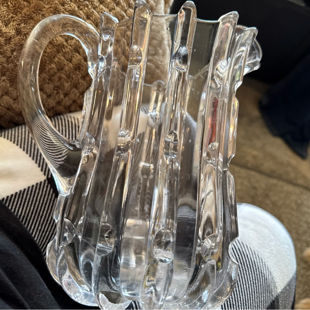 EAPG Imperial/Columbia Glass Broken Column Pitcher Antique Vintage Jug Heavy